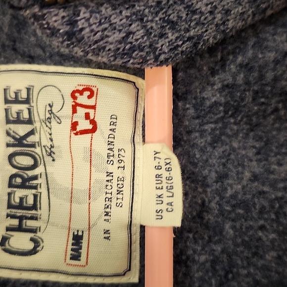 Cherokee Heritage Gray Jacket 6/7years - Picture 3 of 6